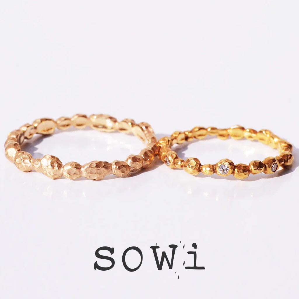 ソーイの結婚指輪　きらきら